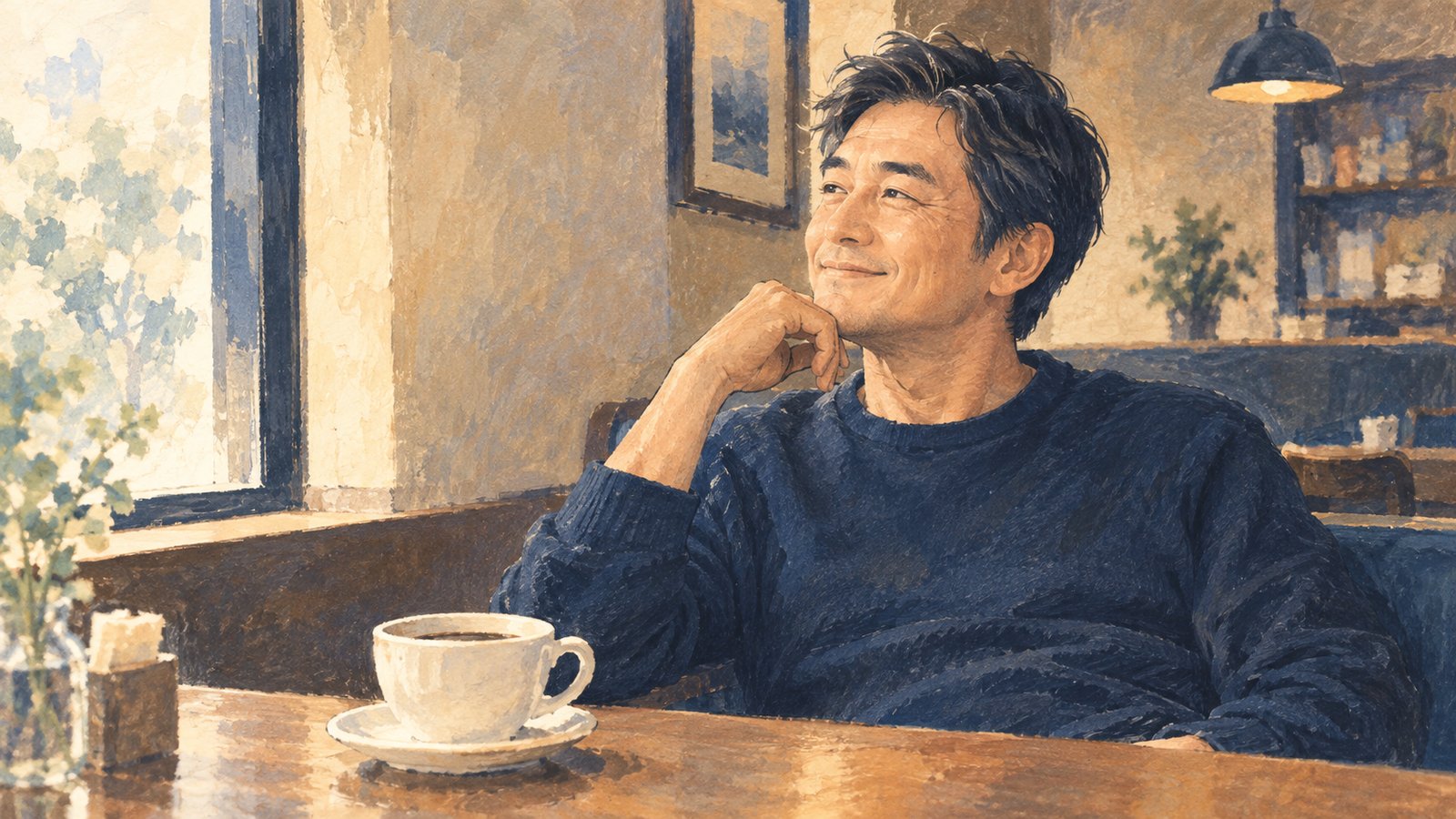 安心している人